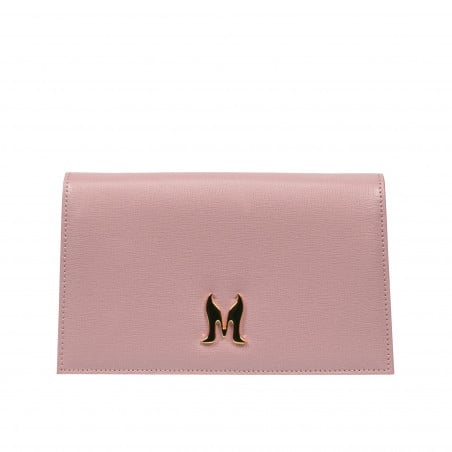 Damentasche über der Schulter 029g poudre saffiano