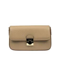 Damen-Schultertasche 025g biz cappuccino