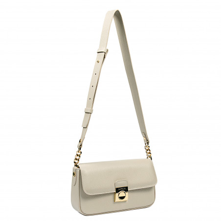 Damenhandtasche zum Umhängen 025g biz panna