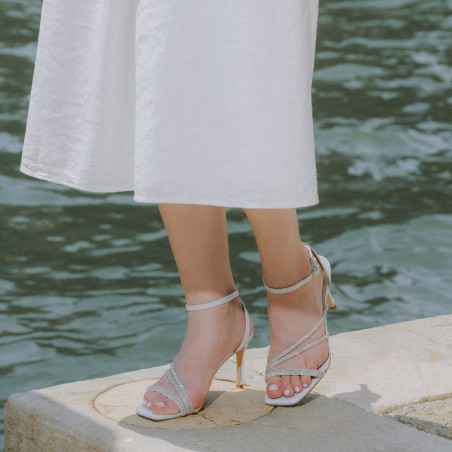 Damensandalen 1337 silber lifestyle