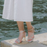Damensandalen 1337 silber lifestyle