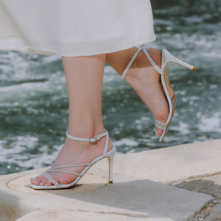 Damensandalen 1337 silber lifestyle