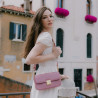 Damen-Schultertasche 025g biz mauve