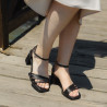 Damensandalen 1335 schwarz lifestyle