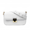 Damentasche Schultertasche 025g biz weiß