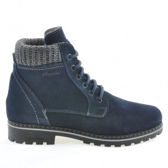 Damen Stiefel 3269 Indigo Veloursleder Damen Stiefel 3269 Indigo Veloursleder