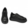 Damen-Sportschuhe 6077 schwarz kombiniert