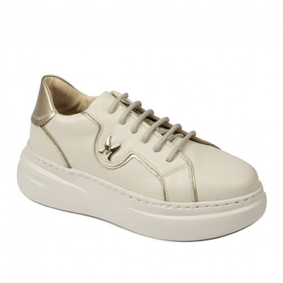 Damen-Sportschuhe 6077 beige kombiniert