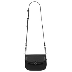 Damen-Umhängetasche 017g 01 schwarz