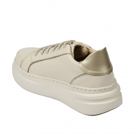 Damen-Sportschuhe 6077 beige kombiniert