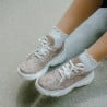 Damen-Sportschuhe 6053 beige Tarnung kombiniert lifestyle