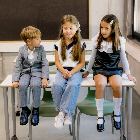 Kleine Kinderschuhe 72c Perlenpuder lifestyle