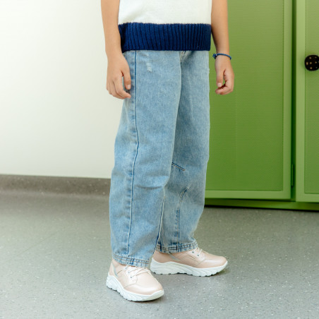 Kleine Kinderschuhe 72c Perlenpuder lifestyle