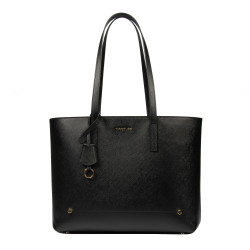Damentasche Umhängetasche 030g schwarz Safiano