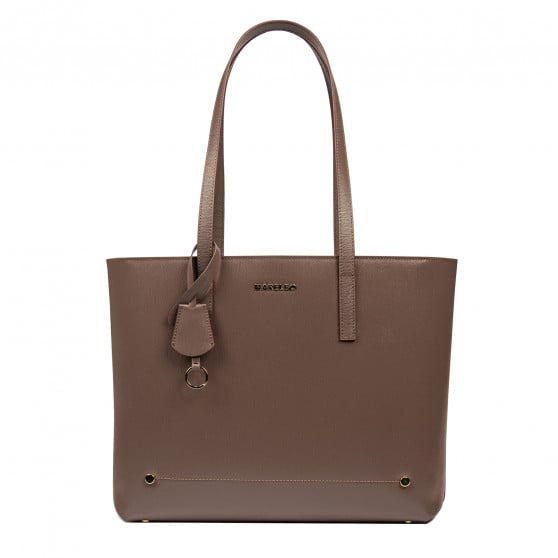 Damentasche Schultertasche 030g Cappuccino Safiano Damentasche Schultertasche 030g Cappuccino Safiano