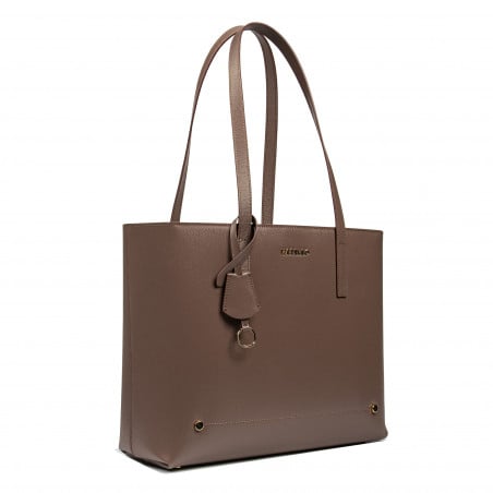 Damentasche Schultertasche 030g Cappuccino Safiano