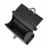 Damentasche für die Schulter 032g 01 schwarz Kaviar