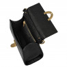 Damentasche Schultertasche 032g schwarz Kaviar