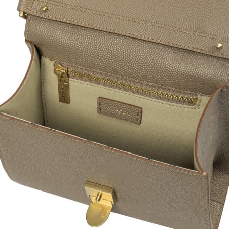 Damentasche Schultertasche 032g Etoupe Caviar