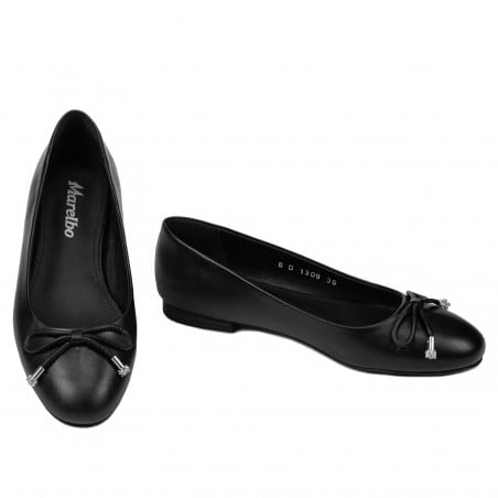 Damen-Ballerinas 1309 schwarz