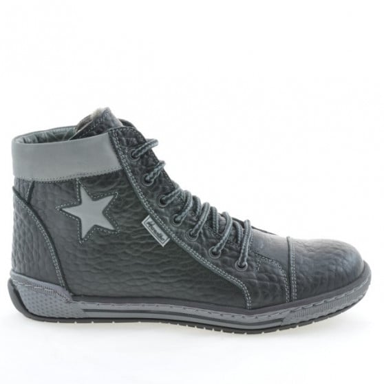 Damenstiefel 3274 schwarz+grau Damenstiefel 3274 schwarz+grau