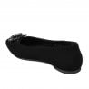 Damen Ballerinas 1313 schwarz Velours