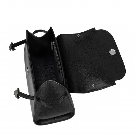 Damentasche Schultertasche 033g 01 schwarz