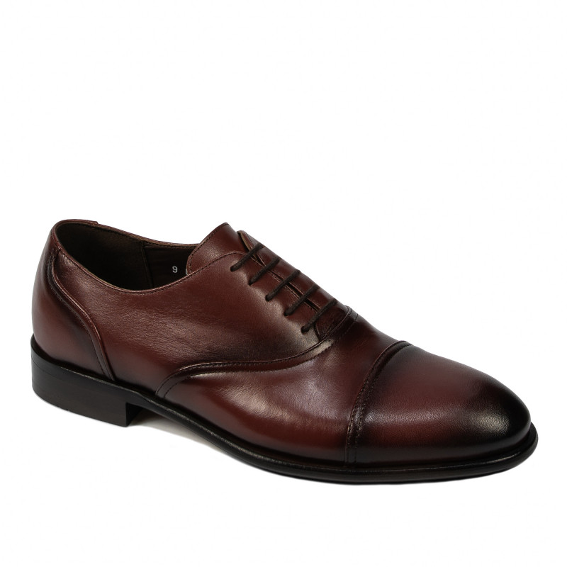 Elegante Herrenschuhe 978 in Cognac