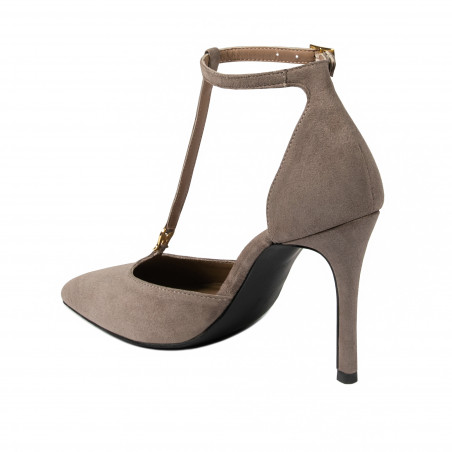 Damen Elegante Schuhe 1323 Veloursand