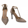 Damen Elegante Schuhe 1323 Veloursand