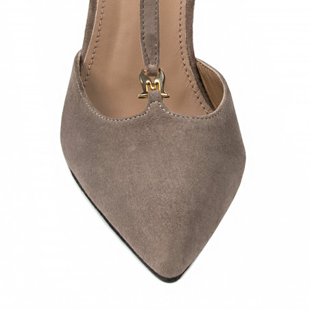 Damen Elegante Schuhe 1323 Veloursand