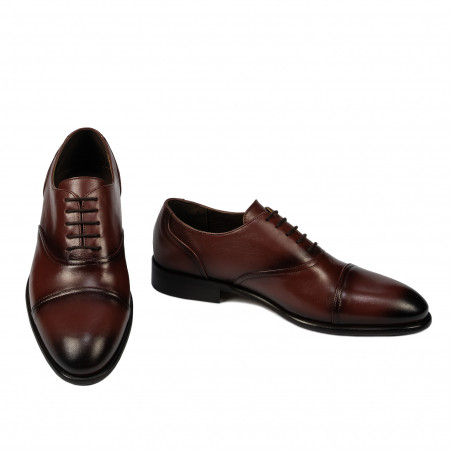Elegante Herrenschuhe 978 in Cognac