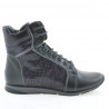 Damenstiefeletten 3275 in Schwarz kombiniert