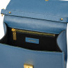 Damentasche Schultertasche 032g blau Kaviar