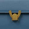 Damentasche Schultertasche 032g blau Kaviar