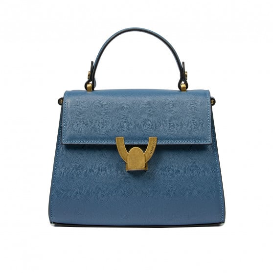 Damentasche Schultertasche 032g blau Kaviar Damentasche Schultertasche 032g blau Kaviar