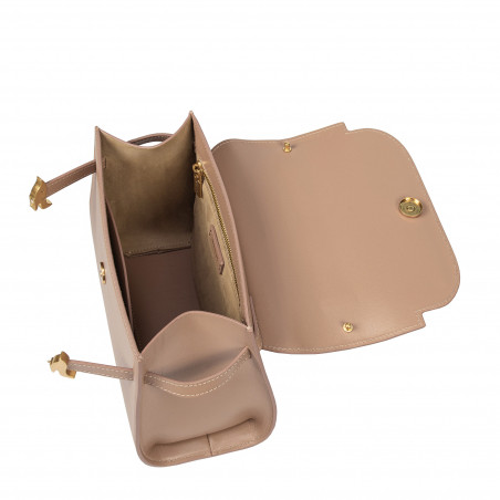 Damentasche Schultertasche 033g beige Box