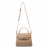 Damentasche Schultertasche 033g beige Box