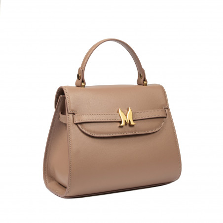 Damentasche Schultertasche 033g beige Box