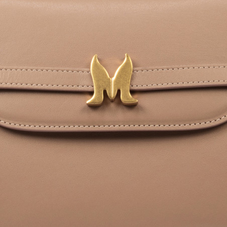 Damentasche Schultertasche 033g beige Box