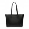 Damentasche Schultertasche 034g schwarz Safiano