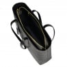 Damentasche Schultertasche 034g schwarz Safiano