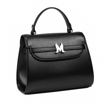 Damen Schultertasche 033g 01 Black Box