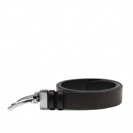 Herrengürtel 71b zweifarbig biz schwarz+biz braun