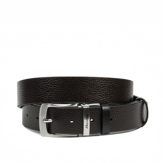 Herrengürtel 71b zweifarbig biz schwarz+biz braun