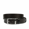Herrengürtel 71b zweifarbig biz schwarz+biz braun