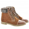 Damenstiefel 3281 braun kombiniert