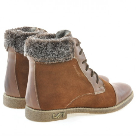 Damenstiefel 3281 braun kombiniert