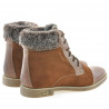 Damenstiefel 3281 braun kombiniert