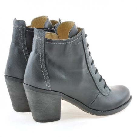 Damenstiefel 3270 schwarz+grau